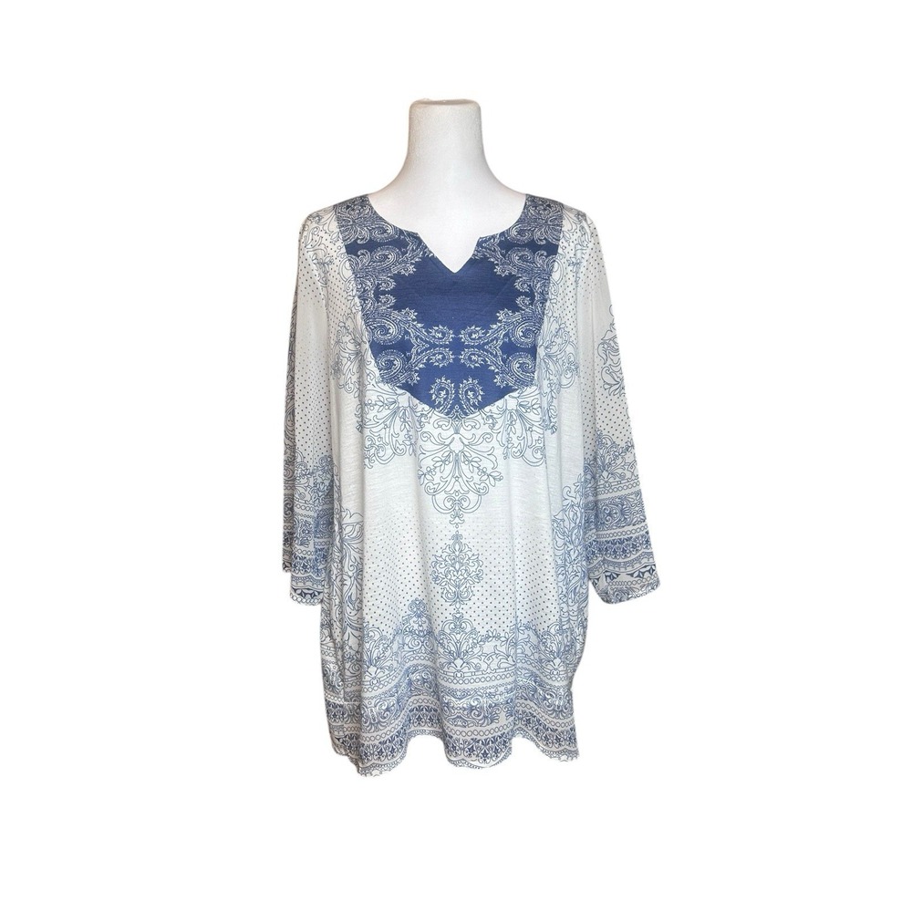 Chico's Size 1 3PC Bundle | Dress + Tunic + Floral Top | M - Picture 10 of 16